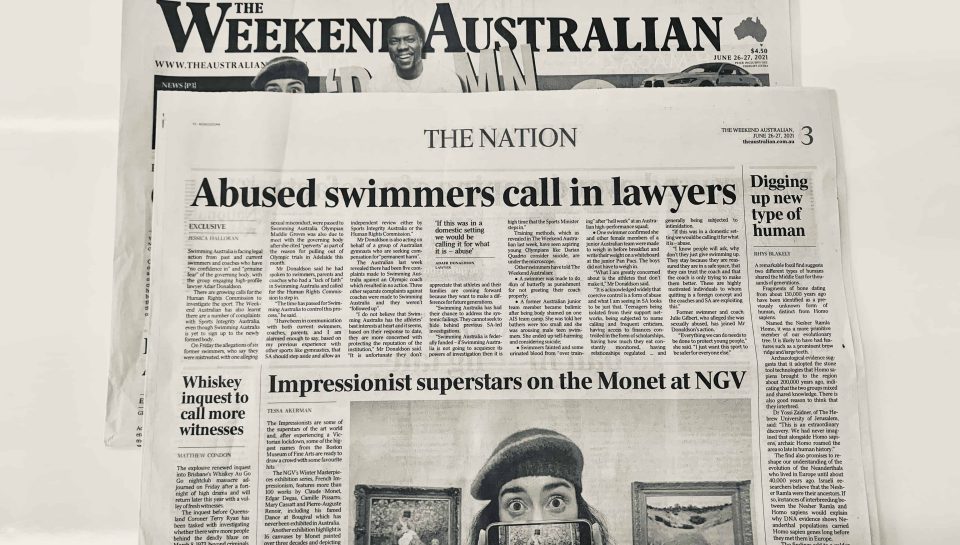 Abused swimmers call in lawyers - Overview of legal assistance for victims, swimmer abuse cases, and law firm expertise in ensuring justice and legal protection.